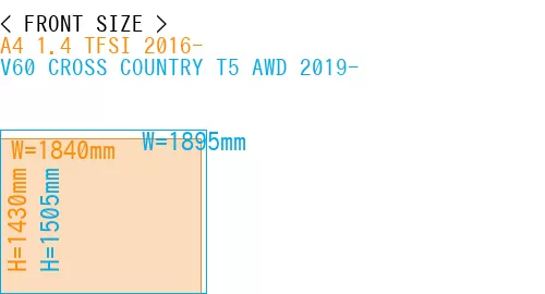 #A4 1.4 TFSI 2016- + V60 CROSS COUNTRY T5 AWD 2019-